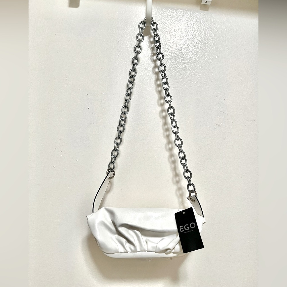 NWT White Ego crossbody armpit bag